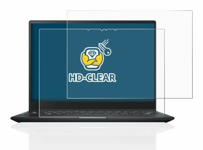 Image de l'appareil ASUS Rog Flow X13 2022 avec une grande variété de protections d'écran.