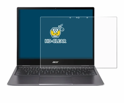 Image de l'appareil Acer Chromebook Spin 713 avec une grande variété de protections d'écran.
