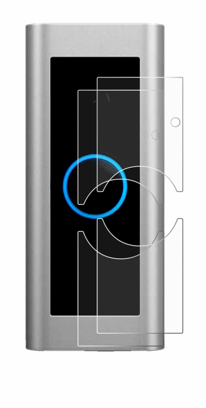 Image de l'appareil Ring Video Doorbell Pro 2 avec une grande variété de protections d'écran.