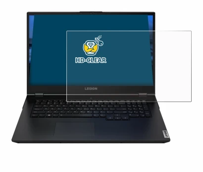 Image de l'appareil Lenovo Legion 5 15.6" avec une grande variété de protections d'écran.