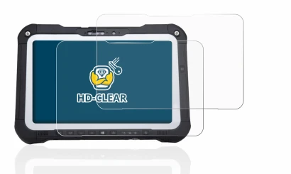 Image de l'appareil Panasonic Toughbook FZ-G2 avec une grande variété de protections d'écran.