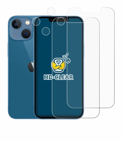 Image de l'appareil Apple iPhone 13 mini (Avant+Caméra) avec une grande variété de protections d'écran.