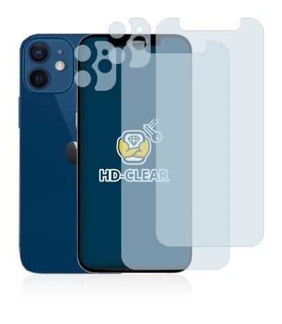 Image de l'appareil Apple iPhone 12 mini (Avant+Caméra) avec une grande variété de protections d'écran.
