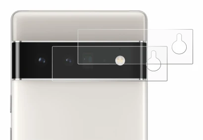 Image de l'appareil Google Pixel 6 Pro (Caméra UNIQUEMENT) avec une grande variété de protections d'écran.