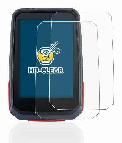 Image de l'appareil Sigma ROX 4.0 avec une grande variété de protections d'écran.