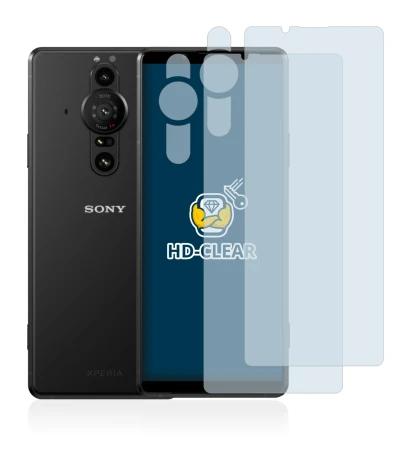 Image de l'appareil Sony Xperia Pro-I (Avant+Caméra) avec une grande variété de protections d'écran.