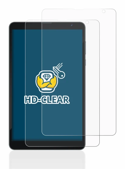 Image de l'appareil Blackview Tab 6 avec une grande variété de protections d'écran.