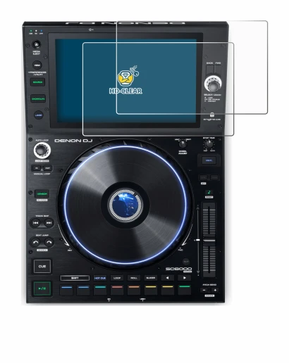 Image de l'appareil Denon DJ SC6000 Prime avec une grande variété de protections d'écran.