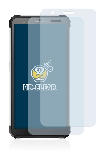 Image de l'appareil Blackview BV6600 Pro avec une grande variété de protections d'écran.