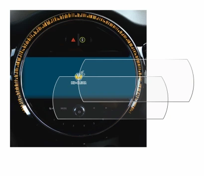 Image de l'appareil Mini Cooper 2021 Infotainment System 8.8" avec une grande variété de protections d'écran.