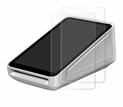 Image de l'appareil Square Terminal avec une grande variété de protections d'écran.