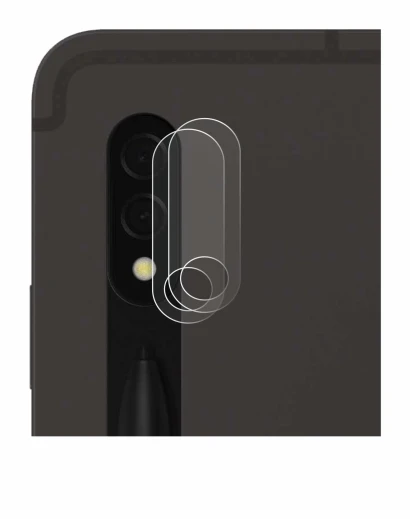 Image de l'appareil Samsung Galaxy Tab S8 5G (Caméra UNIQUEMENT) avec une grande variété de protections d'écran.