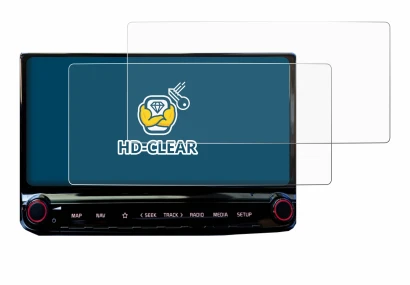 Image de l'appareil Kia Ceed 2022 Infotainment System 10.25" avec une grande variété de protections d'écran.