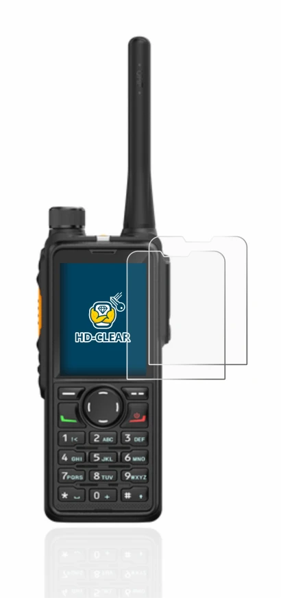 Image de l'appareil Hytera HP785 avec une grande variété de protections d'écran.