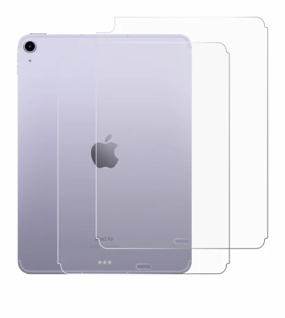 Image de l'appareil Apple iPad Air 5 WiFi 2022 (Arrière, 5ème Gen.) avec une grande variété de protections d'écran.