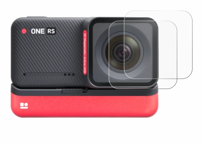 Image de l'appareil Insta360 One RS 4K Edition (Lentille) avec une grande variété de protections d'écran.