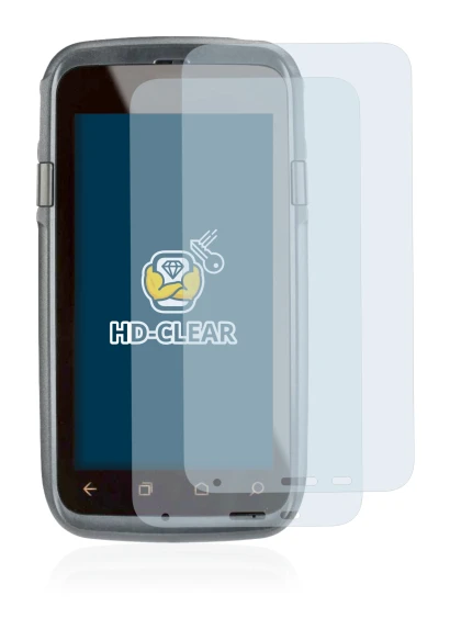 Image de l'appareil Honeywell Dolphin CT60 XP avec une grande variété de protections d'écran.