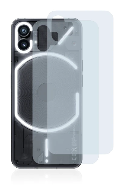 Image de l'appareil Nothing Phone (1) (Arrière) avec une grande variété de protections d'écran.