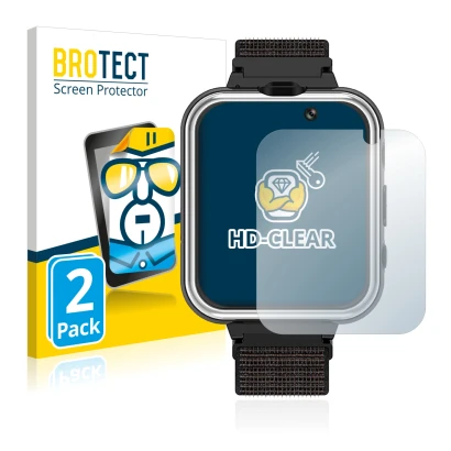 Face avant d’un emballage produit avec le logo de la marque BROTECT. À côté, l’appareil Pthtechus X32 est représenté avec la p