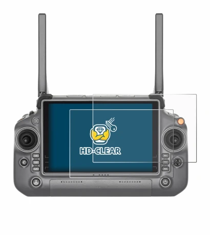 Image de l'appareil DJI RC Plus avec une grande variété de protections d'écran.