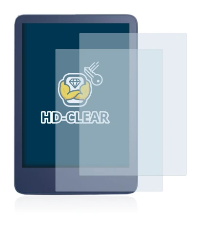 Image de l'appareil Amazon Kindle Reader 2022 avec une grande variété de protections d'écran.