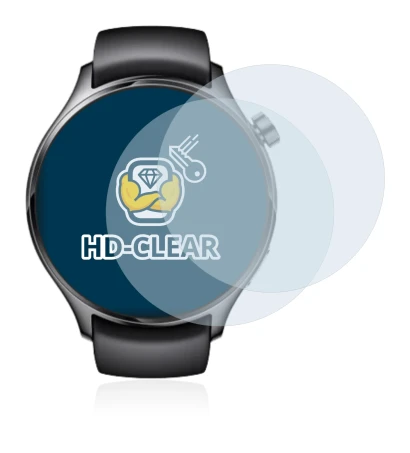 Image de l'appareil Xiaomi Watch S1 Pro avec une grande variété de protections d'écran.