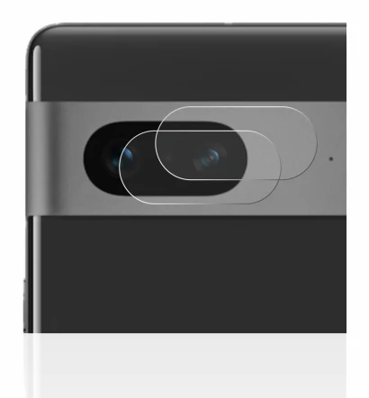 Image de l'appareil Google Pixel 7 (Caméra UNIQUEMENT) avec une grande variété de protections d'écran.
