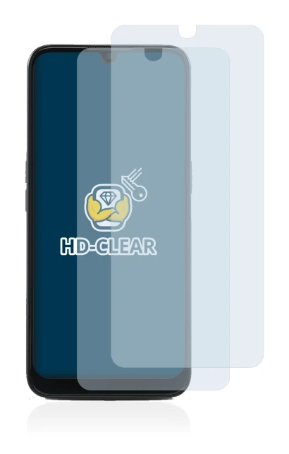 Image de l'appareil Doro 8100 PLUS avec une grande variété de protections d'écran.