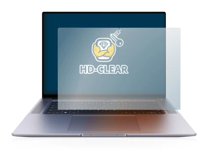 Image de l'appareil Huawei MateBook 16s avec une grande variété de protections d'écran.