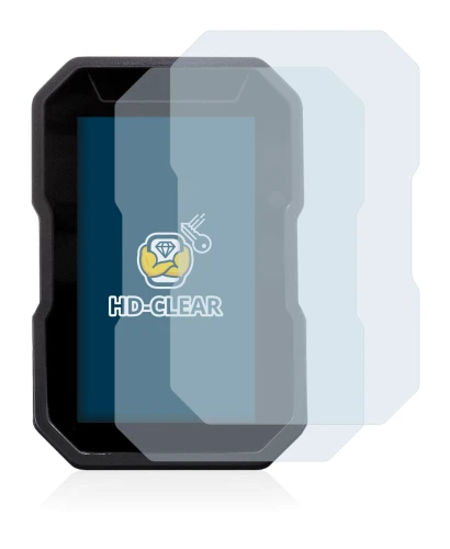 Image de l'appareil Ducati DesertX 2022 avec une grande variété de protections d'écran.