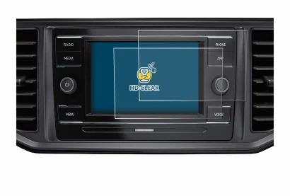 Image de l'appareil Volkswagen Crafter Composition Colour 2022 avec une grande variété de protections d'écran.