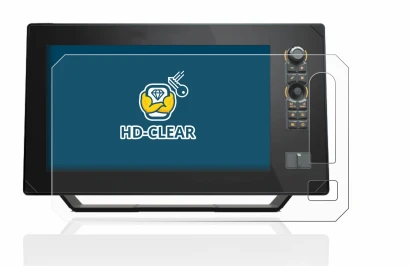 Image de l'appareil Humminbird Apex 13 MEGA SI+ avec une grande variété de protections d'écran.