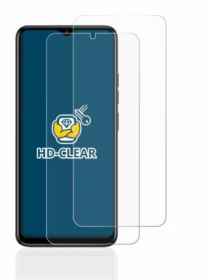 Image de l'appareil Tecno Spark Go 2023 avec une grande variété de protections d'écran.