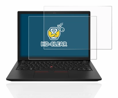 Image de l'appareil Lenovo ThinkPad X13 Gen 3 avec une grande variété de protections d'écran.