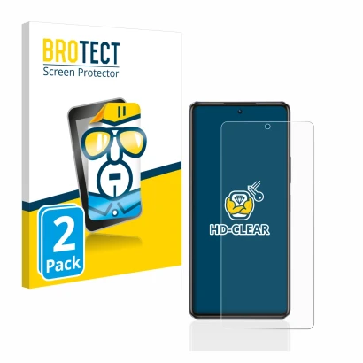 Face avant d’un emballage produit avec le logo de la marque BROTECT. À côté, l’appareil Infinix Note 30 est représenté avec la