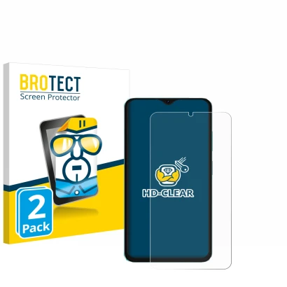 Face avant d’un emballage produit avec le logo de la marque BROTECT. À côté, l’appareil Oscal C70 est représenté avec la prote