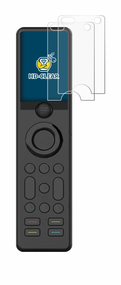 Image de l'appareil Sofabaton X1 avec une grande variété de protections d'écran.