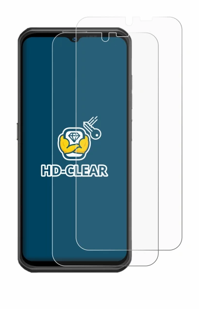 Image de l'appareil Ulefone Armor 17 Pro avec une grande variété de protections d'écran.