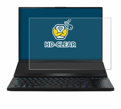 Image de l'appareil ASUS ROG Zephyrus Duo 16 2023 avec une grande variété de protections d'écran.