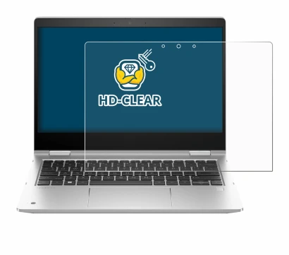 Image de l'appareil HP ProBook x360 435 G10 avec une grande variété de protections d'écran.