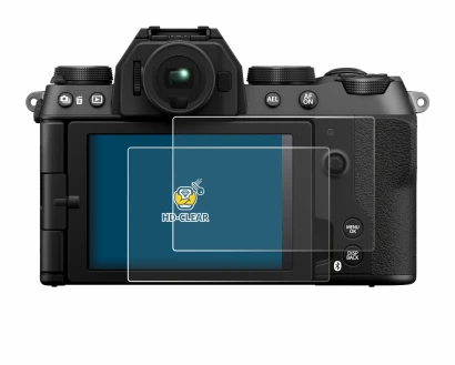 Image de l'appareil Fujifilm X-S20 avec une grande variété de protections d'écran.