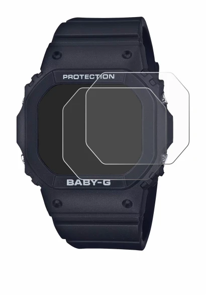 Image de l'appareil Casio Baby-G BGD-565 avec une grande variété de protections d'écran.