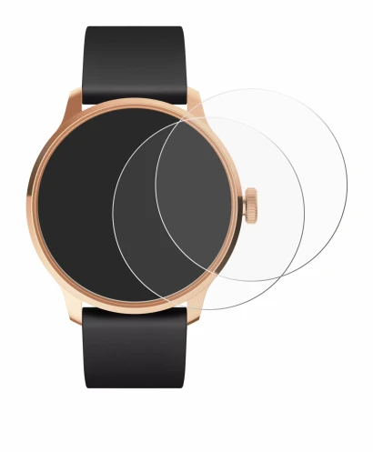 Image de l'appareil Withings ScanWatch Light avec une grande variété de protections d'écran.