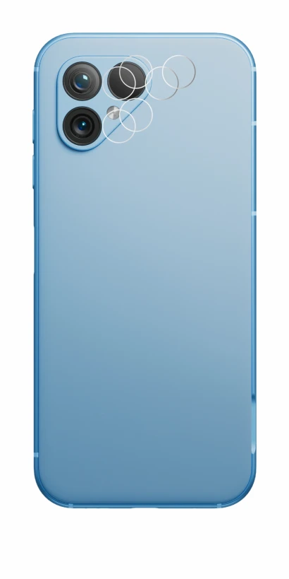 Image de l'appareil Fairphone 5 (Caméra UNIQUEMENT) avec une grande variété de protections d'écran.