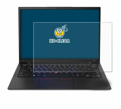 Image de l'appareil Lenovo ThinkPad X1 Carbon 14" Gen 11 avec une grande variété de protections d'écran.