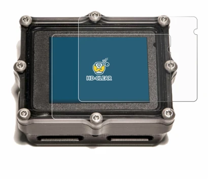 Image de l'appareil Shearwater Petrel 2 dive computer avec une grande variété de protections d'écran.