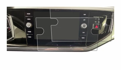 Image de l'appareil Volkswagen Polo VI Ready 2 Discover 8" avec une grande variété de protections d'écran.