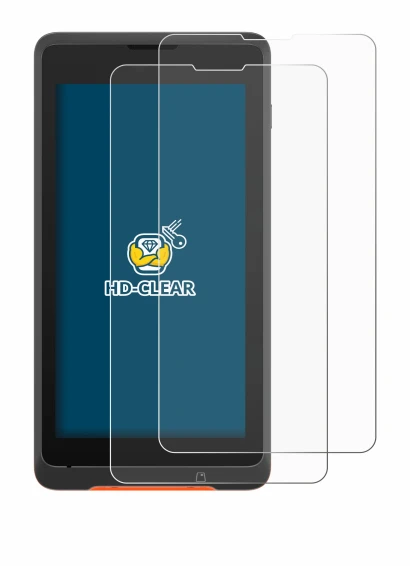 Image de l'appareil Sunmi P2 Lite SE avec une grande variété de protections d'écran.