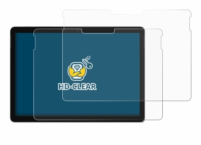 Image de l'appareil Microsoft Surface Go 4 avec une grande variété de protections d'écran.