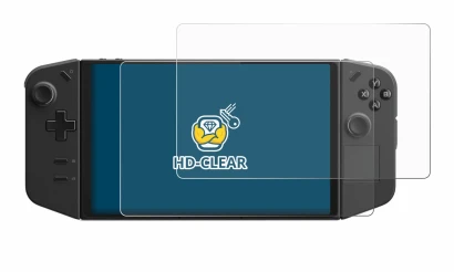 Image de l'appareil Lenovo Legion Go avec une grande variété de protections d'écran.